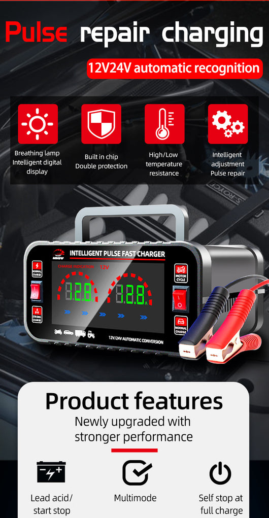 Cargador Inteligente Automático para Motos y Autos - Image 11