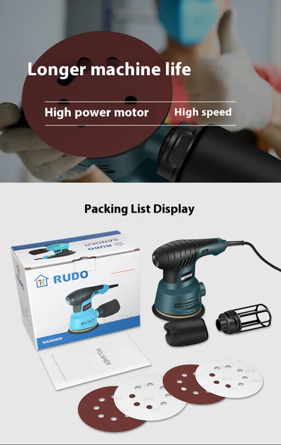 Lijadora Eléctrica Compacta para Carpintería y Acabados - Image 19