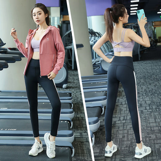 Conjunto de 4 Piezas Yoga Talla Grande Otoño Invierno para Mujer - Image 12