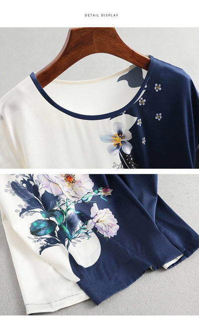 Playera Estampada Manga Corta Suelta y Cómoda para Verano - Image 12