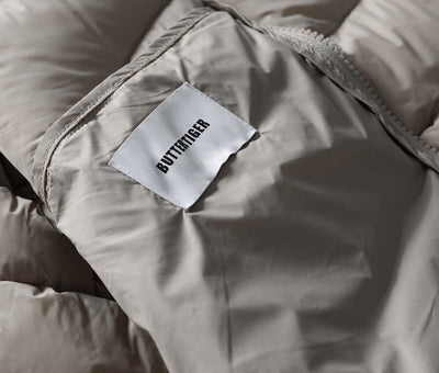 Chaqueta Acolchada con Capucha de Plumón de Pato Blanco - Image 12