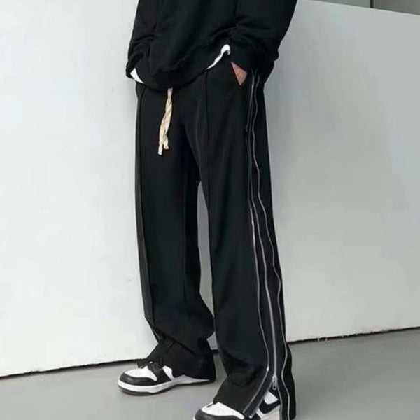 Pantalones Deportivos Hombre Cintura Alta Corte Relajado