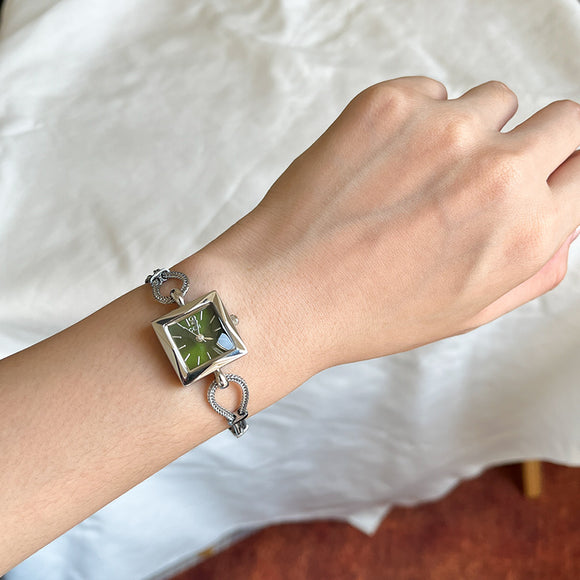Reloj Pulsera Cuadrado Lujo Minimalista para Mujer
