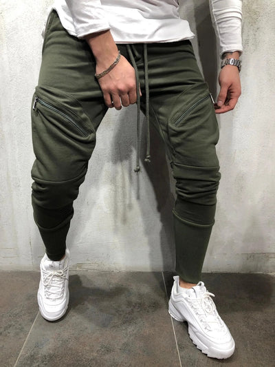 Pantalones Deportivos Casuales con Cierre para Hombre - Image 15