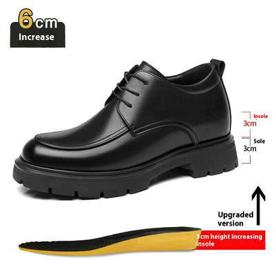 Zapatos Formales de Cuero con Plantilla Elevadora para Hombre - Image 8