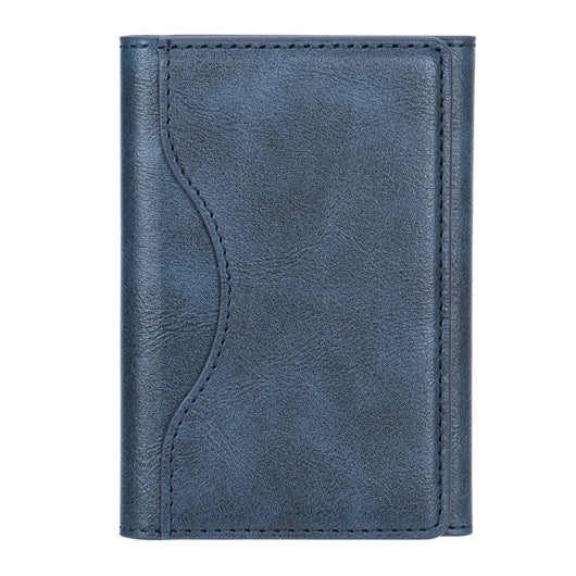 Billetera Magnética Tri-Fold de Cuero con Soporte para Tarjetas - Image 5