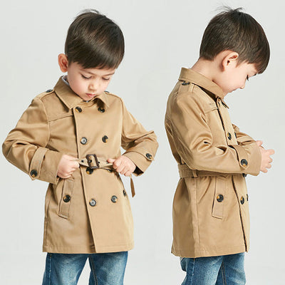 Abrigo Primavera para Niño - Gabardina Clásica Largo - Image 3