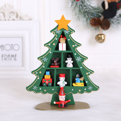 Adornos Navideños de Madera - Escenas Creativas para Árbol - Image 7
