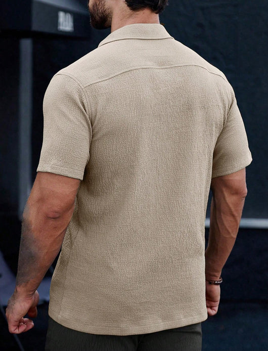 Camisa Semiformal Transpirable Antiarrugas para Hombre - Image 12