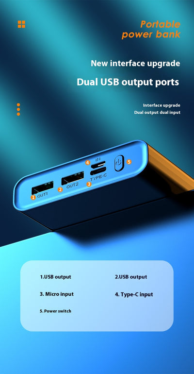 Powerbank 66W Carga Bidireccional Ultra Rápida con Pantalla Digital - Image 12