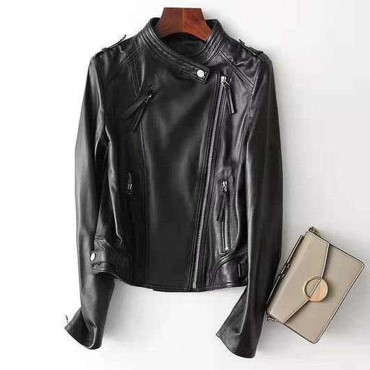 Chaqueta de Motociclista en Piel de Oveja