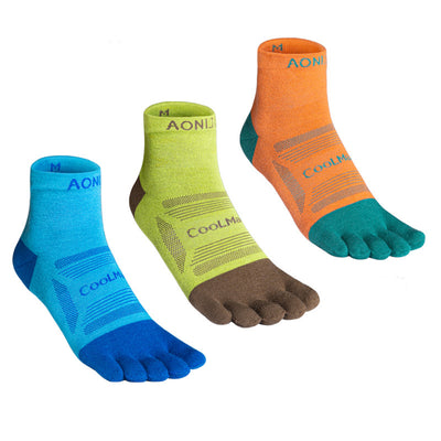 Calcetines Profesionales de Caña Media con Dedos Separados para Maratones - Image 6
