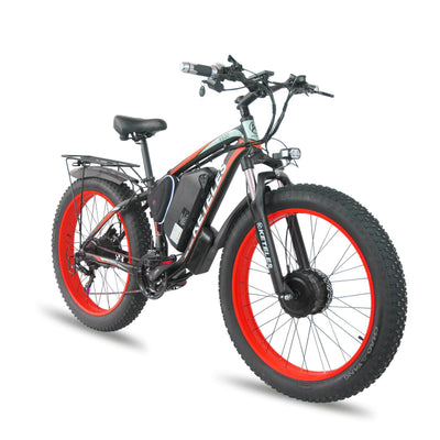 Bicicleta Eléctrica Dual Motor 21 Velocidades con Frenos de Aceite y Batería de Litio - Image 2