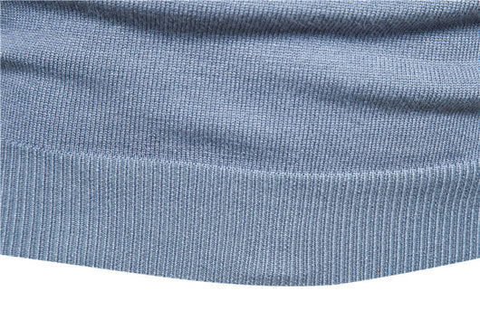 Suéter Tejido para Hombre con Bordado de Letras - Abrigo Base Versátil - Image 10