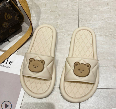 Pantuflas de Oso Antideslizantes - Cómodas para Casa, Playa y Uso Diario