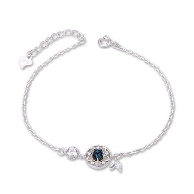 Pulsera de Plata Esterlina para Mujer con Piedra de Luna - Image 4