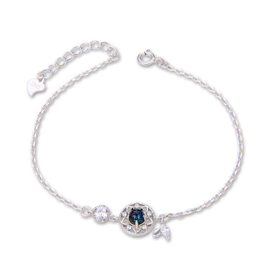Pulsera de Plata Esterlina para Mujer con Piedra de Luna - Image 4