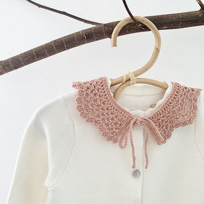 Blusa Bebé Niña con Cuello Hueco Hoja de Loto en Algodón - Image 13