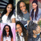 Peluca Sintética Ondulada con Trenzas Twist Dirty Braid
