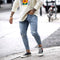 Men's Ankle Ripped Jeans