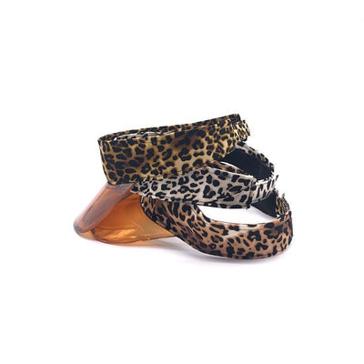 Gorra Estilo Coreano con Ala Ancha Estampado Leopardo Personalizable - Image 7