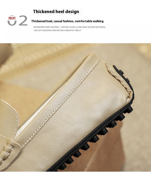 Zapatos Mocasín Beanie de Cuero Británico para Hombre - Image 11