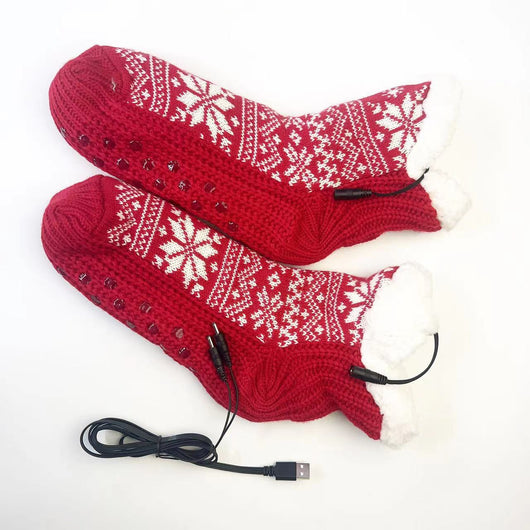Calcetines Térmicos Calefactables USB para Casa - Image 11