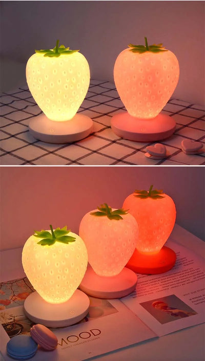 Luz Nocturna Fresa con Carga USB - Image 12
