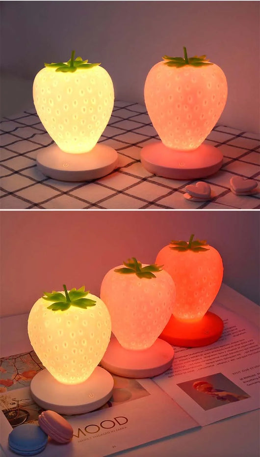 Luz Nocturna Fresa con Carga USB - Image 12