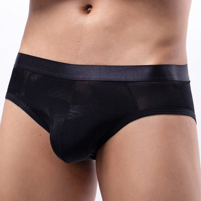 Calzoncillos Hombre Seda de Hielo Jacquard Transparente - Image 4