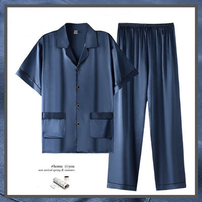 Pijama Corto Ligero para Hombre - Conjunto Cómodo de Verano - Image 9