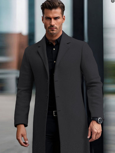 Abrigo Slim Fit con Solapa Europea - Corte Moderno y Elegante - Image 12