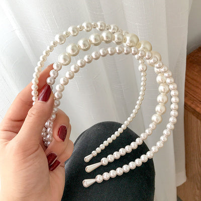 Set de 3 Diademas de Perlas para Mujer, Estilo Versátil y Elegante - Image 15