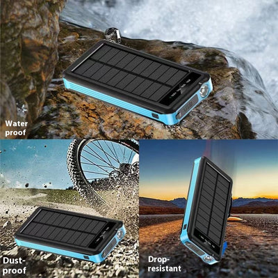 Cargador Solar Portátil Resistente al Agua con Cable - Image 11