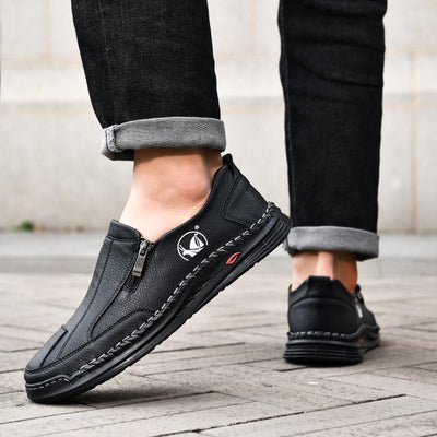 Zapatos Casuales de Cuero con Cordones para Hombre - Estilo Outdoor - Image 11