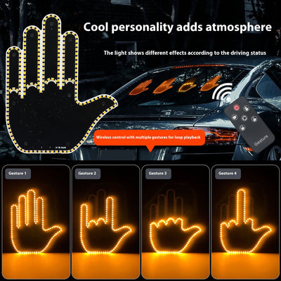 Luz de Gesto para Auto con Alerta Anticolisión Multifunción - Image 2