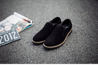 Zapatos Casuales de Cuero para Hombre con Punta Redonda Acolchada - Image 6