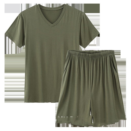 Pijama de Verano Modal para Hombre - Shorts y Manga Corta - Image 8