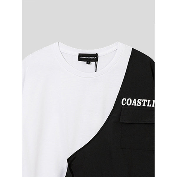 Playera Suelta Negra con Mangas Cortas - Comodidad Total