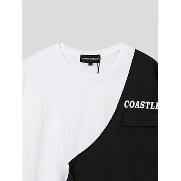 Playera Suelta Negra con Mangas Cortas - Comodidad Total
