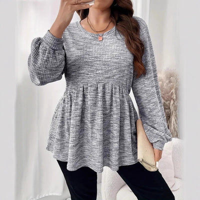 Blusa Tie-Dye con Volantes y Mangas Farol - Image 4