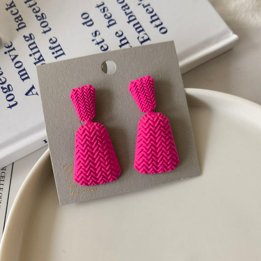 Aretes de Botón Rose Exagerados con Temperamento Japonés y Coreano - Image 3