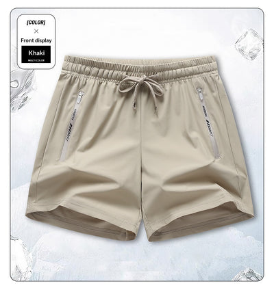 Pantalones Deportivos Hombre Tela Ice Silk Transpirable Ajuste Relajado - Image 24