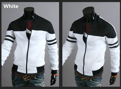 Chaqueta para Hombre con Diseño de Costuras Decorativas en Cinta - Image 9