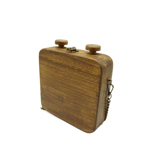 Bolsa de Viaje Retro Gato Literario en Madera - Image 7