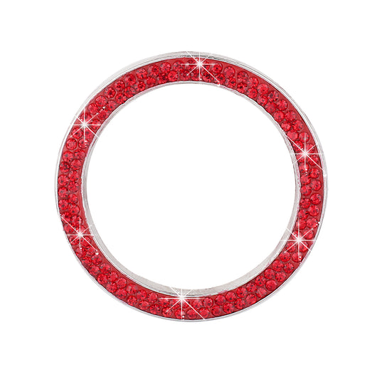 Anillo Decorativo con Diamantes para Botón de Arranque de Auto - Accesorios para Mujeres - Image 5