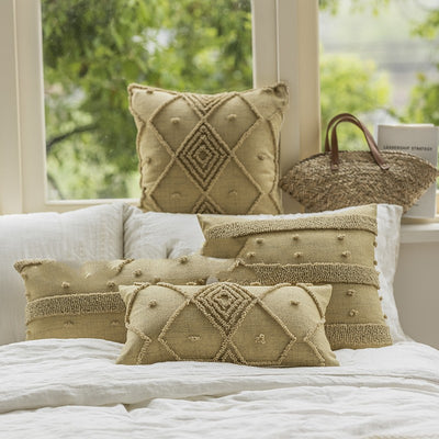 Cojín Velvet Loop Geométrico - Almohada Decorativa de Diseño Moderno - Image 7