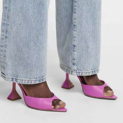 Sandalias de Tacón Alto Punta Abierta Elegantes para Mujer - Image 6