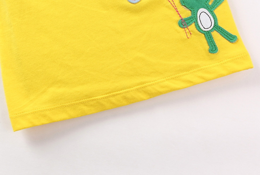 Traje Infantil de Manga Corta con Bordados para Niñas - Image 7
