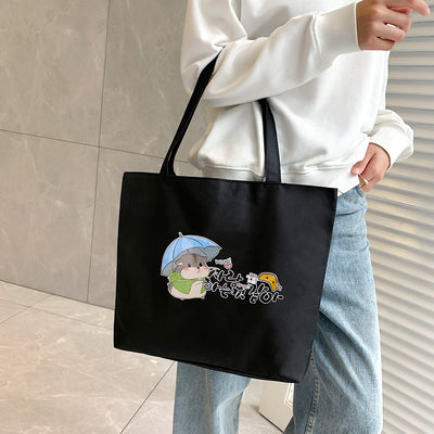 Bolsa de Lona para Mujer - Bolso Tote Escolar Versátil - Image 17